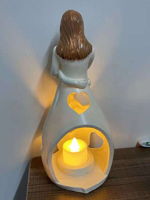 Hartvormige LED Tafellamp – Romantisch Warm Wit Sfeerverlichting voor Woondecoratie