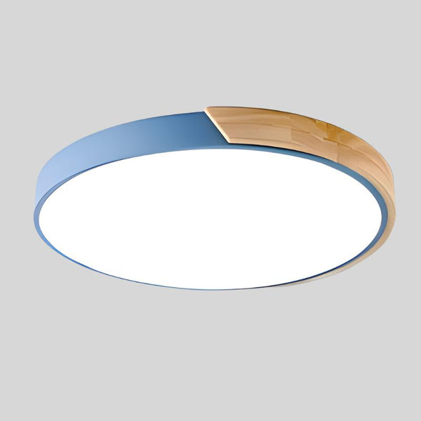 Minimalistische Ronde Plafondlamp – Scandinavische LED Lamp voor Moderne Interieurs