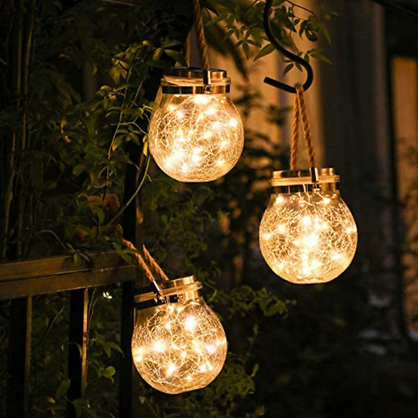 Zonne-Glaslamp – Decoratief LED-Licht voor Gezellige Binnen- en Buitenambiance