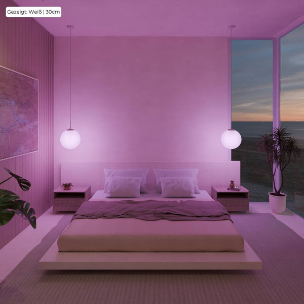 Zenya Hanglamp  Minimalistische Opal Glas Plafondlamp voor Woon- & Eetkamer